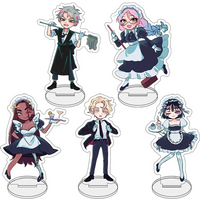 Anime Alien Stage Acrylic Keychain Luka Mizi Hyuna Ivan Sua till Game Cartoon Plush Schoolbag Cute Exquisite Gift Pendant