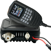 KT WP112 Mini Mobile Radio Waterproof VHF UHF 200 Channels Car Transceiver LCD Screen PTT Keyboard Microphone FM Intercom