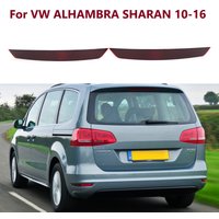 For SEAT ALHAMBRA VW Sharan 2011~2016 7N0945105B 7N0945106B Car Rear Bumper Reflector Taillight Brake Fog Warning Lamp Red Lens