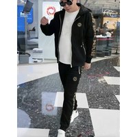 Men's Fashionable Casual Sportswear Hoodie And Pants Set Comfortable Handsome Two-Piece Suit for Autumn Long Sleeve Long Pants
