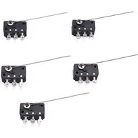 5Pcs Micro Switches For Arcade Change-Coin Acceptor High Quality Coin-operated Long-pin Microswitch Replacement Accessories