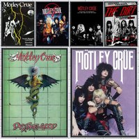Popular Band Motley Crues Retro Poster Perfect Sticker Self Adhesive Wall Art Designed for Home Office Dining Spaces