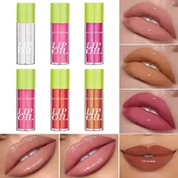 6-color Moisturizing Candy Lip Gloss - Pearlescent luster mirror nude lip gloss and natural lip oil, Valentine's Day gift