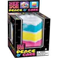 NeeDoh Peace O' Cake Squeeze Toy, Stress Relief Sensory Squeeze Ball for Kids Adults, Anti-Anxiety Decompression Gift.