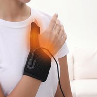 Electric Finger Massager 3 Gears Heat Vibration Kneading Arthritis Carpal Tunnel Relief USB-Powered Portable Rapid fever