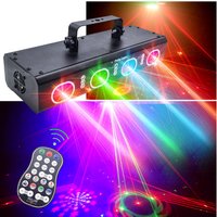 Party Lights DJ Disco Lights, 3D Effects Remote Control DMX Control Flash Strobe Lights Stage Lights Home Decor Ambiance Lights