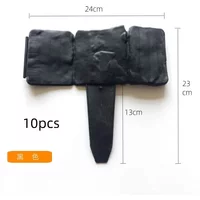 High-quality 10Pc Gray Black Imitation Stone Garden Fence, Outdoor Decorative Border Edging for Lawn,Yard&Plant Support Stakes
