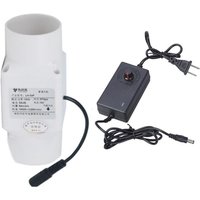 12V Adjustable Speed Exhaust Fan 2 Inch 50mm Ventilation Exhaust Booster Extractor Blower for Pet House Kitchen Toilet