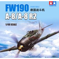 TAMIYA model building kits 61095 1/48 scale focke-wulf fw 190 a-8/a-8 r2 fighter jet