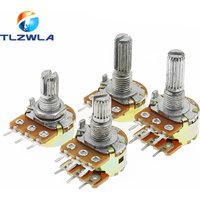 5PCS 15MM 20MM WH148 3Pin 6Pin B1K B2K B5K B10K B20K B50K B100K B250K B500K B1M Potentiometer 1K 2K 5K 10K 20K 50K 100K 250K 500