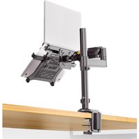 NB 2-in-1 H100 H80 FP-2 für 17'-30' Monitor + 10'-17' Laptop Desktop Gasdruckfeder-Halterung Notebook-Computer-Halterung Laptop-Klemme