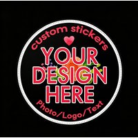 Custom Stickers Round Square Logo Decals Labels Packaging Wedding Birthday Event Cartoon Characters Notebook Decoration Stickers