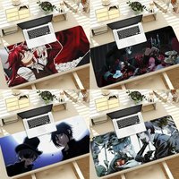 Cool B-Black Butler-S Gaming Mouse Pad Non-Slip Lock Stitched Edge Large Office Desk Mat For Computer And Keyboard
