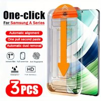 3Pcs Easy Install Tempered Glass Screen Protector For Galaxy A13 A12 A14 A20 A23 A32 A52 A53 A54 A15 A21s A55 A25 5G A34 Glass