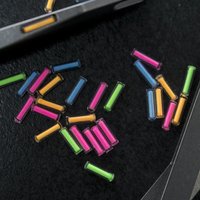 Glow Stick Vial for Flashlight 1.5mm X 6mm Colorful Glowing At Night