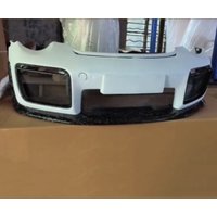 Semi-Forged Carbon Fiber Front Bumper for Porsche 911 997 Modified to GT2 RS Style Car Front Bumper Auto Pat