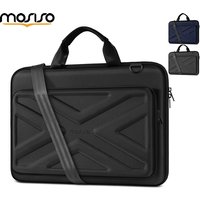 Torba na laptopa MOSISO do MacBook Pro Air 15 16 17.3 18 cali, twarda obudowa z przednią kieszenią, pasek na ramię dla mężczyzn i kobiet, do HP