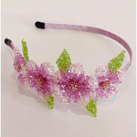 New Chinese Style Exquisite Crystal Flower Headband Super Fairy Girl Women Hairbands Accessories Pressed Hair Hair Clips