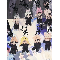 Stray Kids Official Acrylic Keychains 2.5 Inch Trendy Anime Kpop Charms for Bags School Supplies Accessories