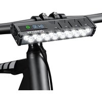 Bicycle Light 10000mAh 8 LED Bike Light Front Rechargeable LED Flashlight 10000LM Headlight with Power Bank Bicycle Accessories