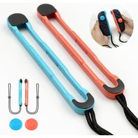 Wrist Strap for Switch 2 Joycon Controller Anti-Slip Adjustable Controller Lanyard with Thumb Grip Caps for Switch2 Accessories