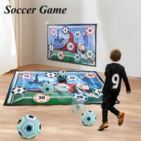 Soccer Game Mat Set Outdoor Indoor Soccer Toys Multiplayer Competitive Soccer Games Children Football Goal Training Boy Gifts