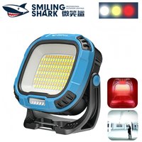Smiling Shark Work Light COB 4000LM Job Site Lighting Rechargeable Waterproof Worklight for Night Working Car Repairing GZ0892