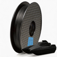 500g PA12-CF Carbon Fiber Nylon Filament 1.75mm Black Warp Free & Moisture Free for 3D Printing