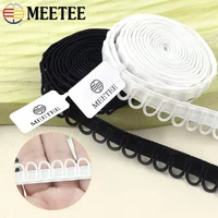 5/10/20M Meetee 15mm Elastic Band U-wave Lace Trim Nylon Ribbon for Sewing Dress Decoration Wedding DIY Garment Craft Accessory
