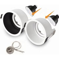 Embedded Spotlight Bracket MR11 MR16 GU10 Die Cast Aluminum Frame Accessories for Indoor Ceiling Spot Lights