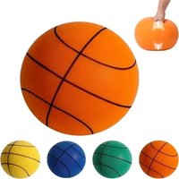 Kids Silent Basketball Quiet High Density Soft PU Foam Squeezable Ball Indoor Mute Bouncing Basketball for Children Sports Toys