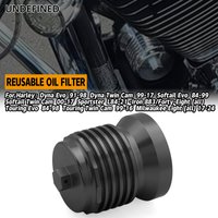 Motorcycle Aluminum Reusable Oil Filter For Harley Twin Cam Evo Dyna Softail Touring Road Glide Sportster 883 Iron Forty-Eight image 4