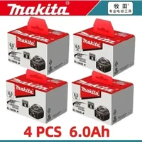 Original Makita BL1860 18V 6000mAh Lithium Ion Battery Power Tool Replacement Rechargeable Extended Runtime LED Indicator Pro