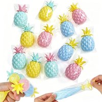 Pineapple Squishy Fidget Toy Stress Relief Soft Stretch Squeeze Simulation Fruit Sensory Decompression Kids Party Gift