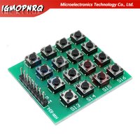 5PCS 8pin 4*4 4x4 Matrix 16 Keys Button Keypad Keyboard Breadboard Module MCU for arduino Diy Kit