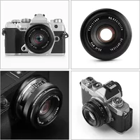 TTArtisan 25mm F2.0 APS-C MF Portrait Photography Camera Lens for Sony A6000 A7RIII A7S Fuji X-A1 XT-100 Nikon Z6 ZFC M43 Mount