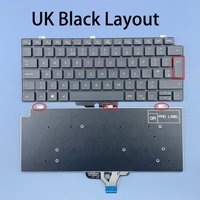 UK Laptop Keyboard For Dell Latitude 7310 P33S Latitude 7310 2-in-1 P34S Series