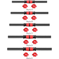 Dumbbells Rod Adjustable Portable Barbell Lifting Easy to Install Dumbbells Set