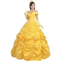 Beauty and Beast Prince Costume Halloween Princess Bell Costume Performance Princess Bell Dress anime cosplay cosplay costumes
