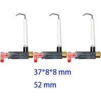 3pcs Gas Heater Repair Parts Cassette Furnace Stove Ceramic Piezo igniter 37*8*8mm/Long 52mm Porcelain Tube Igniter