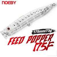 NOEBY Popper Angelköder 175 mm 73 g Topwater Feed Spinning Popper Wobbler Künstlicher harter Köder Thunfisch Amberjack Angelköder