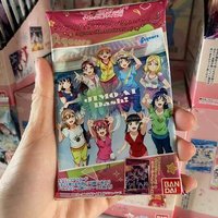 Original Bandai Gashapon Anime Figure Cute Kawaii Lovelive Susaki Gakuen Idol Reunion Card Primary Dream Candy Toys Gift