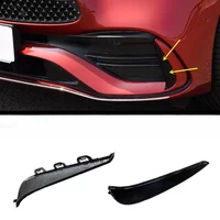 Gloss Black Front Bumper Fog Grille Air Vent Cover Trim for Mercedes-Benz W206 C200 C220 C260 C300 2022-2023