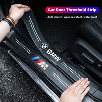 For BMW X1 X2 X3 X5 X4 X6 X7 iX3 F20 F10 F07 E70 E46 E90 E92 Valve Leather Car Door Decals Carbon Fiber Threshold Anti Scratch