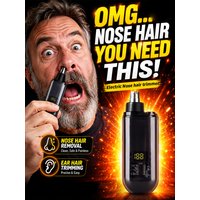 electric nose hair trimmer and ear for facial hair remover,nasal hair cutter remover cleaning Washable,2026 Upgraded version