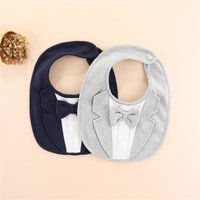 0-24Month Baby Lätzchen Für Mädchen Jungen 100% Baumwolle Gentleman Prinzessin Stil Mode Neugeborenen Spucktuch Infant Speichel Handtücher Einheitsgröße