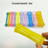 10pcs Perm Rods Clear Hair Rollers Cold Wave Rods Hair Curler Bar Hair Rollers Hairdressing DIY Tools For Women Long Short Hairs