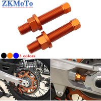 CNC Chain Regulator M10 Screws and Nuts For KTM 690 790 890 950 990 1090 1190 1290 ADVENTURE DUKE ENDURO SMC R 2004-2023 2024