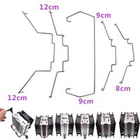 1 Pair CPU Heatsink Fan Hooks Retaining Bracket Fan Clips Spring Steel Fan Clips Secure The Fan To The Heatsink