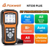 FOXWELL NT530 Plus Auto OBD2 Scanner für Mercedes Benz Alle Systeme Diagnose Bidirektionales Automotive Code-Lesegerät ABS Entlüftung SRS Airbag SAS TPMS TPS EPB Öl-Reset